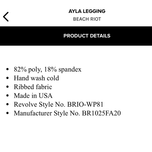 Beach Riot Ayla legging xs - Picture 11 of 11